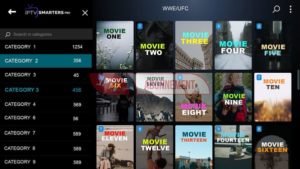 IPTV Smarters Kategori